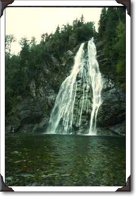 Waterfall On Kennedy River - Vancouver Island, BC