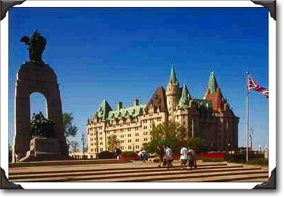 National War Memorial and Chateau Laurier
