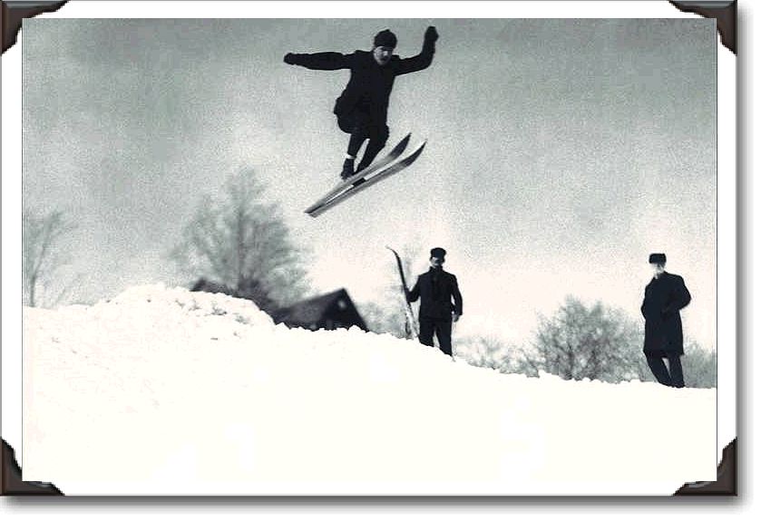 Ski jumping, 1905, photo by Wm. Notman & Son, C9047