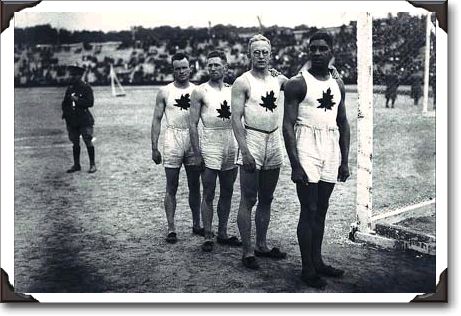 Canadians at Inter-Allied Games, 1919, photo by DND, PA6677