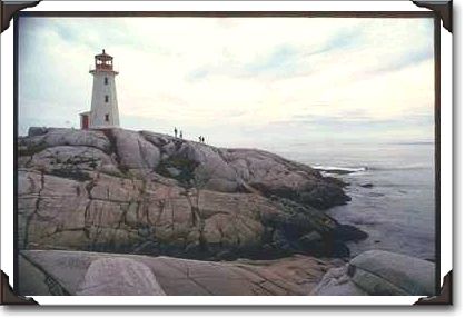Lighthouse at Peggy's Cove, Nova Scotia