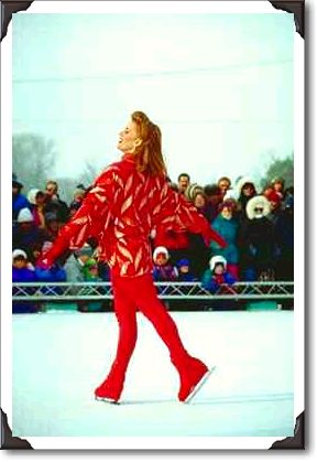 Figure skater, Winter Carnival, Ottawa, Ontario