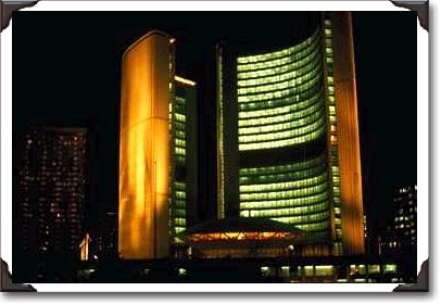 Toronto City Hall at night