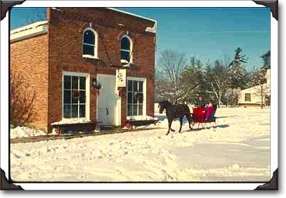 Rural sleigh ride