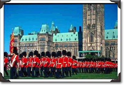 Marching off Parliament Hill, Ottawa