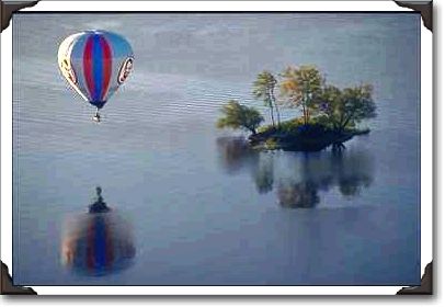 Balloon over Ottawa River