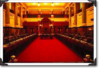 Interior of Legislative Building, Victoria