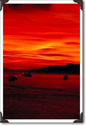 English Bay, sunset
