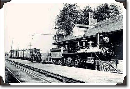 Grand Trunk locomotive, Oakville, Ont. c.1890 - PA149398