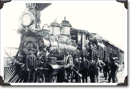 CPR locomotive, Vancouver, BC 1887 - PA143155