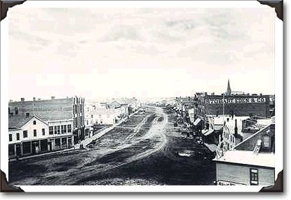 Main Street, Winnipeg, Manitoba, 1879, photo R. Bell c-33881