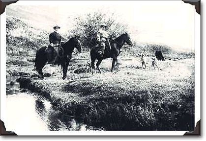 Ranching scene, photo W.J. Topley PA-13088