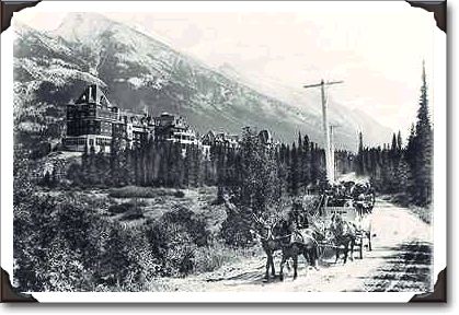 C.P.R. Hotel, Banff, c.1895, photo Albertype Co. PA-31580