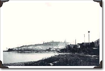 Fort Rupert, BC, 1878, photo G.M. Dawson PA-44336