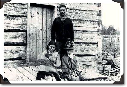 Antoine Sutherland and family, BC, c.1910, PA-95756