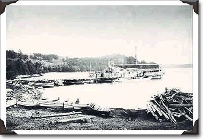 Georgeville, Lake Magog, 1865, photo A. Henderson PA-135037