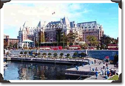 Inner Harbor with Empress Hotel, Victoria, British Columbia