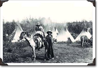 Cree, Alberta, c.1900; photo C.W. Mathers c-5101