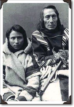 Bobtail, Cree Chief, 1885; photo O.B. Buell pa-66537