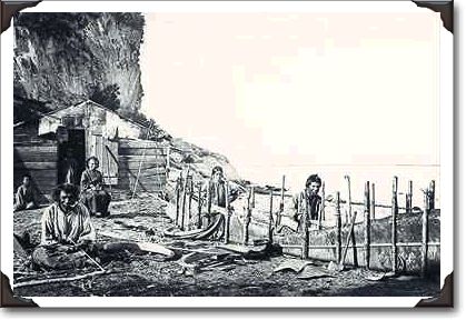 Montagnais, Quebec, c.1863; photo A. Henderson pa-149709