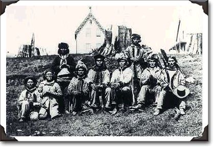 Siwash Chiefs, BC, 1866-1867; photo F. Dally c-88943