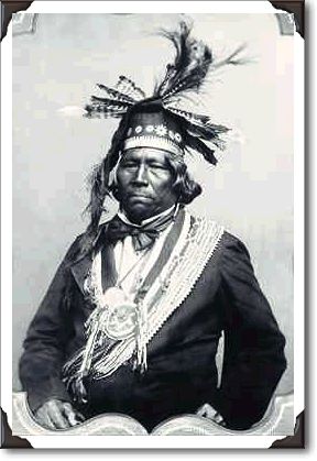 Six Nations Chief, 1860s; photographer unknown c-84932