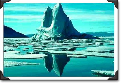 Iceberg, Slidre Fiord, Eureka Weather Station, NWT