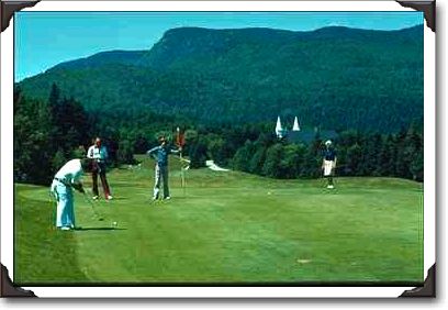 Famous Keltic Lodge golf course, Cape Breton, Nova Scotia