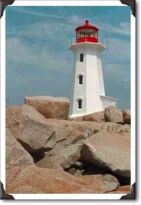 On the rocks, Peggy's Cove, Nova Scotia
