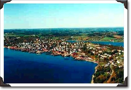 Lunenburg, Nova Scotia, famous for ship building