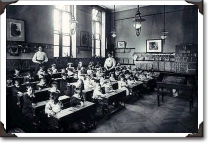 Unidentified school, photo by W.J. Topley, PA13012