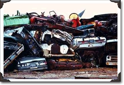 Car dump, Churchill, Manitoba