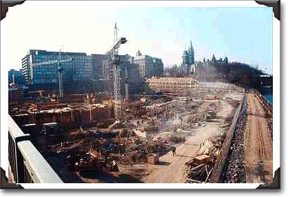 Construction, National Arts Center, 1966, Ottawa, Ontario