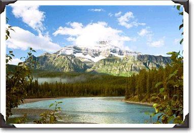 This is the Athabasca River which flows along the Columbia Icefields Parkway, South of Jasper