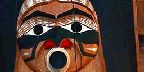The figure of a whale hunter from the Nuu-Chah-Nulth Pole
