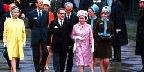 Queen Elizabeth on walking tour of Expo 67, Montreal