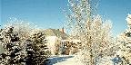 This winter picture is the old one room schoolhouse in ...