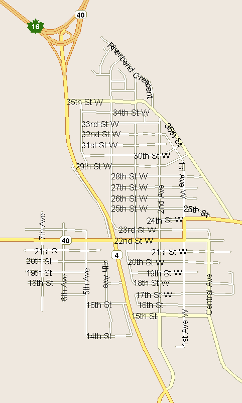Battleford Map (South), Saskatchewan