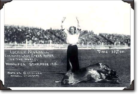 Lucille Mulhall, Winnipeg Stampede, photo by Marcell, PA138919