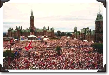 Canada Day at Parliament Hill, Ottawa, Ontario
