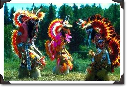 Large Indian powwow, Kenora, Ontario