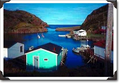 Fishing village, Quidi Vidi, Newfoundland