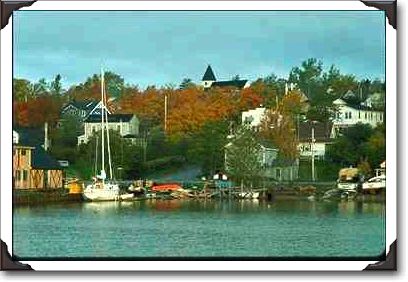 Tiny village of Baddeck, Cape Breton, Nova Scotia