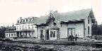 Quebec and Lake St. John Railway Station c.1895 - PA144180