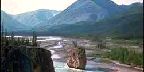 Canoeists, Mountain River, Northwest Territories