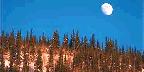 Moonrise, Dawson City, Yukon Territory