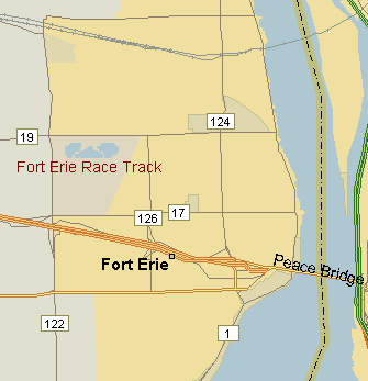 Fort Erie Map (Region), Ontario
