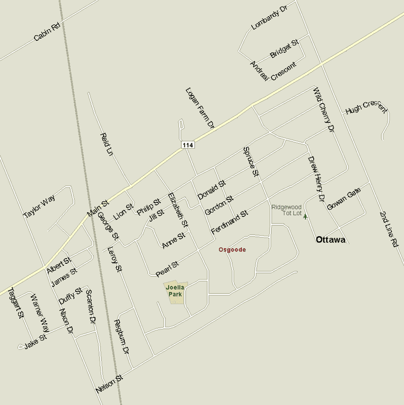 Osgoode Map, Ontario
